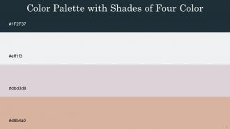 Color Palette With Five Shade Ebony Clay Athens Gray Bon Jour Cameo