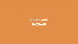 Color Palette With Five Shade Golden Tainoi Burnt Sienna Tawny Port Clairvoyant Tolopea