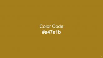 Color Palette With Five Shade Goldenrod Golden Dream Hokey Pokey Reef Gold Hawaiian Tan