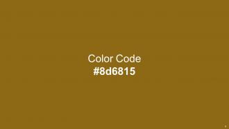 Color Palette With Five Shade Goldenrod Golden Dream Hokey Pokey Reef Gold Hawaiian Tan
