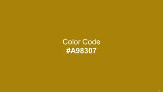 Color Palette With Five Shade Hot Toddy Old Gold Goldenrod White Black Visual Attractive