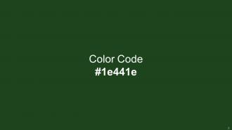 Color Palette With Five Shade Hunter Green Mallard Forest Green La Palma Harlequin Colorful Attractive