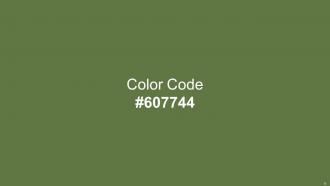 Color Palette With Five Shade Husk Dingley Dingley Killarney Green Kelp Pre-designed Attractive