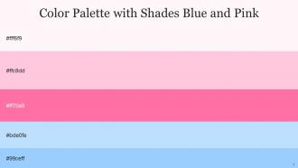 Color Palette With Five Shade Lavender Blush Pastel Pink Hot Pink French Pass Anakiwa