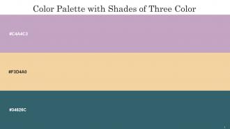 Color Palette With Five Shade Lilac New Orleans Casal