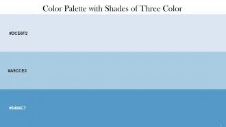 Color Palette With Five Shade Link Waterregent St Bluedanube