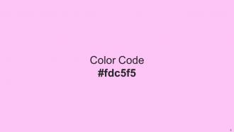 Color Palette With Five Shade Malibu French Pass Heliotrope Cotton Candy Classic Rose