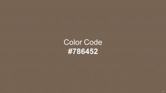 Color Palette With Five Shade Maroon Oak Taupe Roman Coffee Donkey Brown We Peep Editable Impactful