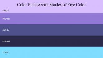 Color Palette With Five Shade Mauve True V East Bay Martinique Anakiwa