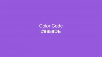 Color Palette With Five Shade Medium Purple Medium Purple Bright Sun Cerulean Slides Pre-designed