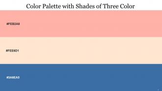Color Palette With Five Shade Melon Karry Astral