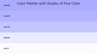 Color Palette With Five Shade Melrose Melrose Melrose Titan White Titan White
