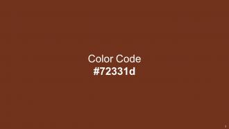 Color Palette With Five Shade Metallic Copper Cumin Paarl Tuscany Japonica