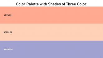Color Palette With Five Shade Mona Lisa Romantic Wistful