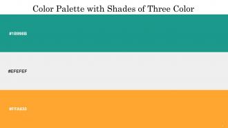 Color Palette With Five Shade Mountain Meadow Gallery Sunshade