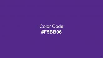 Color Palette With Five Shade Mustard Supernova Corn Royal Purple Daisy Bush