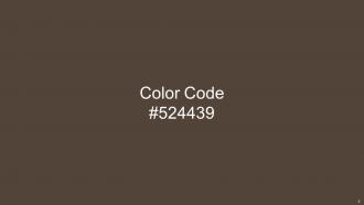 Color Palette With Five Shade Nero Coffee Bean Bistre Taupe Soya Bean Editable Researched