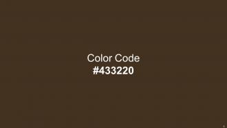 Color Palette With Five Shade Oil Bistre Iroko Saddle Shingle Faw Downloadable Idea