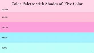 Color Palette With Five Shade Pastel Pink Cotton Candy Lavender Rose Anakiwa Onahau