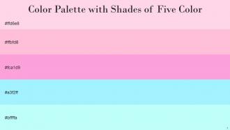 Color Palette With Five Shade Pastel Pink Cotton Candy Lavender Rose Anakiwa Onahau