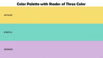 Color Palette With Five Shade Portica Bermuda Prelude
