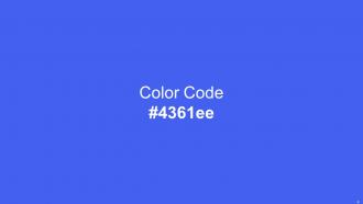 Color Palette With Five Shade Purple Blue Gem Royal Blue Picton Blue Best Template