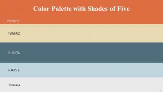 Color Palette With Five Shade Red Damas Raffia Blue Bayoux Ziggurat Gallery