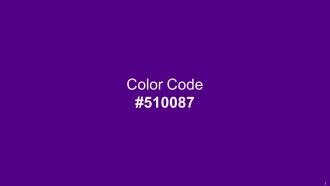 Color Palette With Five Shade Ripe Plum Pigment Indigo Purple Gold Supernova