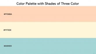 Color Palette With Five Shade Romantic Egg Sour Sinbad