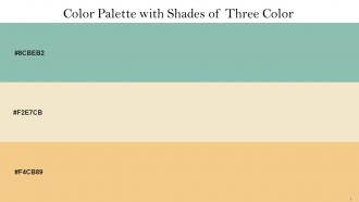 Color Palette With Five Shade Shadow Green Wheatfield Manhattan