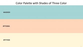 Color Palette With Five Shade Sinbad Romantic Egg Sour