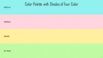 Color Palette With Five Shade Spray Pastel Pink Vis Vis Reef