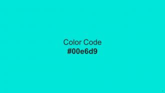 Color Palette With Five Shade Spring Green Bright Turquoise Cyan Aqua Azure Radiance Blue Ribbon