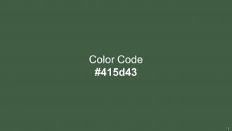 Color Palette With Five Shade Spring Rain Summer Green Laurel Tom Thumb Racing Green