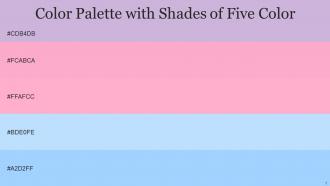 Color Palette With Five Shade Sprout Lavender Pink Carnation Pink French Pass Anakiwa