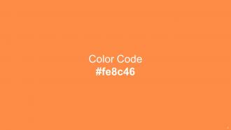 Color Palette With Five Shade Sunset Orange Persimmon Coral Texas Rose Anakiwa Editable Impactful