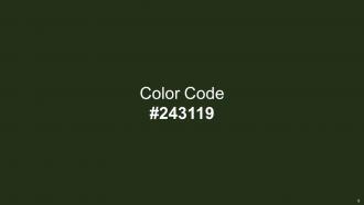 Color Palette With Five Shade Tea Green Madang Norway Highland Black Olive