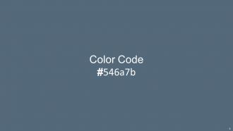Color Palette With Five Shade Titan White Cape Cod Ash Gothic Blue Bayoux Customizable Impactful