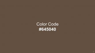 Color Palette With Five Shade Tobacco Brown Kabul Judge Gray Mondo Mondo