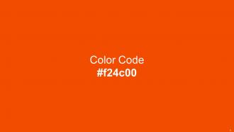 Color Palette With Five Shade Victoria Mercury Cherokee Pumpkin Vermilion Professionally Attractive