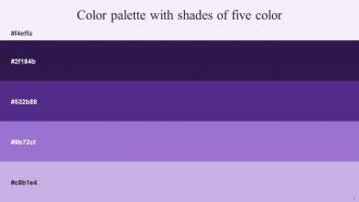 Color Palette With Five Shade White Lilac Valhalla Minsk Lilac Bush Light Wisteria