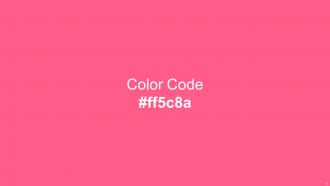 Color Palette With Five Shade Wild Watermelon Tickle Me Pink Pink Salmon Pink Salmon Lavender Pink