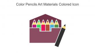 Color Pencils Art Materials Colored Icon In Powerpoint Pptx Png And Editable Eps Format