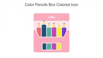 Color Pencils Box Colored Icon In Powerpoint Pptx Png And Editable Eps Format