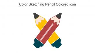 Color Sketching Pencil Colored Icon In Powerpoint Pptx Png And Editable Eps Format