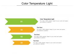 Color temperature light ppt powerpoint presentation example 2015 cpb
