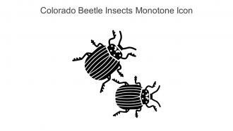 Colorado Beetle Insects Monotone Icon In Powerpoint Pptx Png And Editable Eps Format