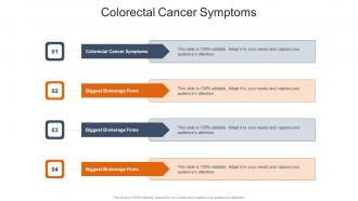 Colorectal Cancer Symptoms In Powerpoint And Google Slides Cpb