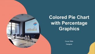 Colored Pie Chart With Percentage Graphics Flat Design PPT Graphics AT Colored Pie Chart With Percentage Graphics Flat Design PPT Graphics AT