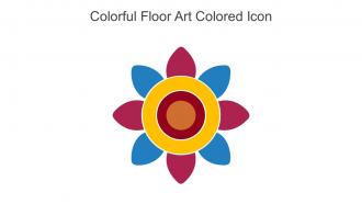 Colorful Floor Art Colored Icon In Powerpoint Pptx Png And Editable Eps Format